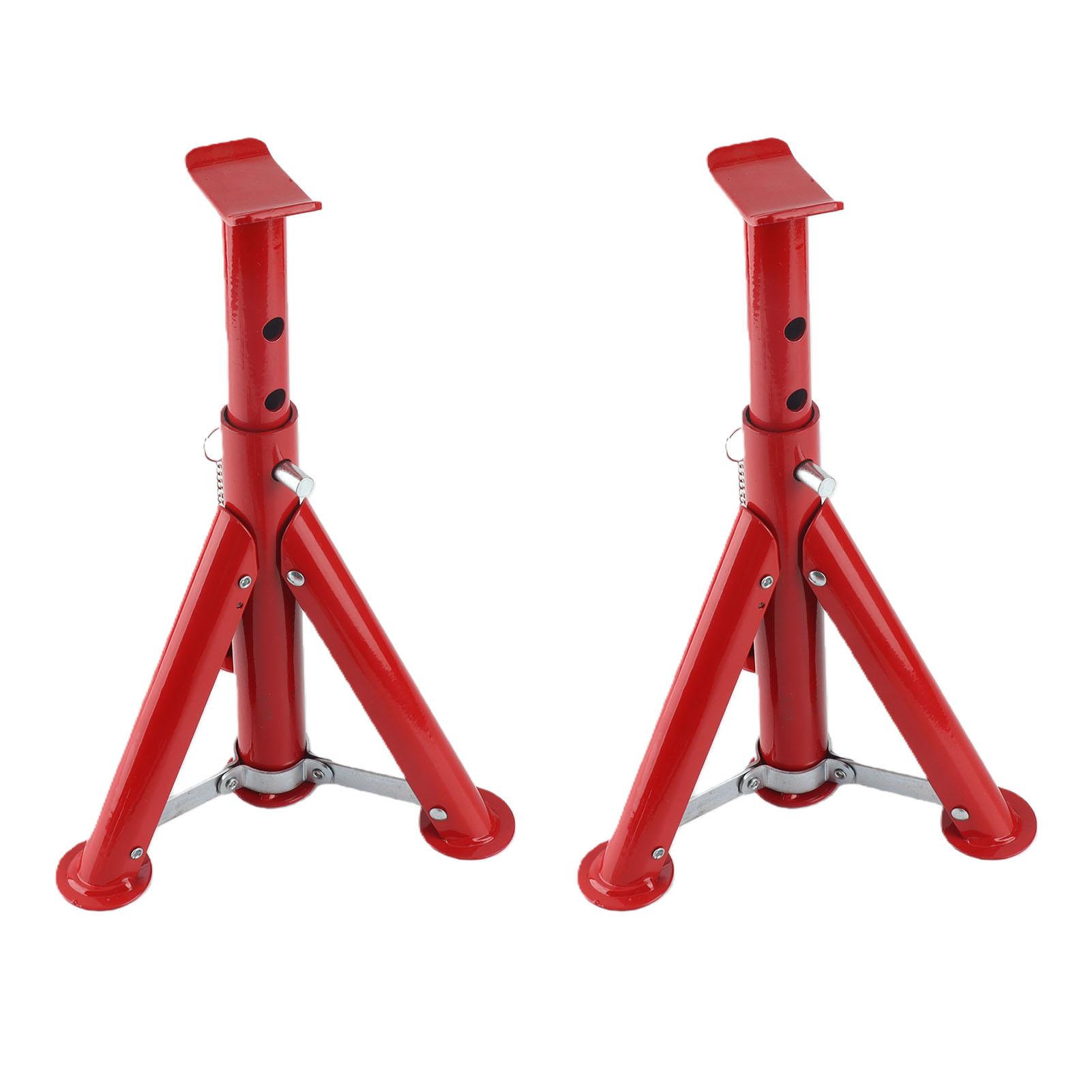 Car Jack Stand 3 Ton Capacity 11.42 16.06in Height Adjustable Foldable Jack Stand for Trucks SUV ATV
