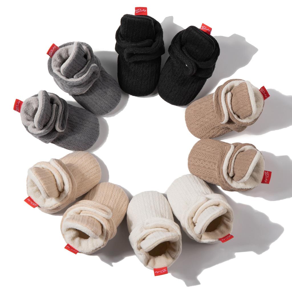 Autumn and Winter New Baby Walking Shoes 0-1 Year Old Soft Sole Baby Shoes Don't Drop Shoes Socks Shoes Baby Shoes