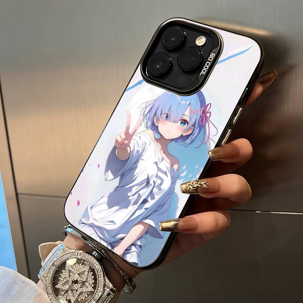 

Zero -Starting- Life-in-Another -World Phone Case For IPhone17 16 12 13 14 15 16 Pro Max Plus Cover Colored Silver Funda Bumber iPhone15