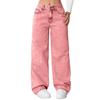 Women's High Straight Wide-leg Casual Loose Jeans