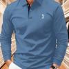 Men'S Polo Shirt,Designed with a Color-Blocking Stretch for a High-End Comfortable Feel, Perfect for Outdoor Golf And Leisure Activities