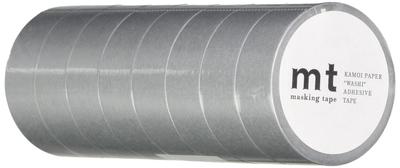 Kamoi Kakoshi Mt Masking 8 15mm Wide X MT08P206R Tape, Pack, 7m, 206, Silver,