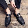 Men's Dress Shoes Italian Leather Casual Leather Shoes Pointed Toe Wedding Shoes Gentlemen's Shoes Business Shoes
