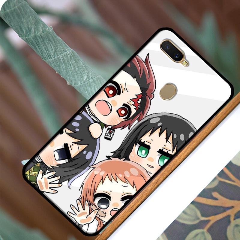 Demon Slayer Kimetsu No Yaiba Anime Case For OPPO A83 A91 A93 A1K A15 A3S A54 A74 A94 A5 A9 A31 A53 A52 A72 A53S Back Cover