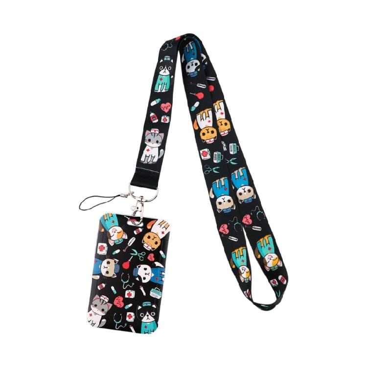 Laccetto per Cellulare da Appendere al Collo, Porta Badge, Porta Tesserino Accesso Metropolitana, Portachiavi Accessori