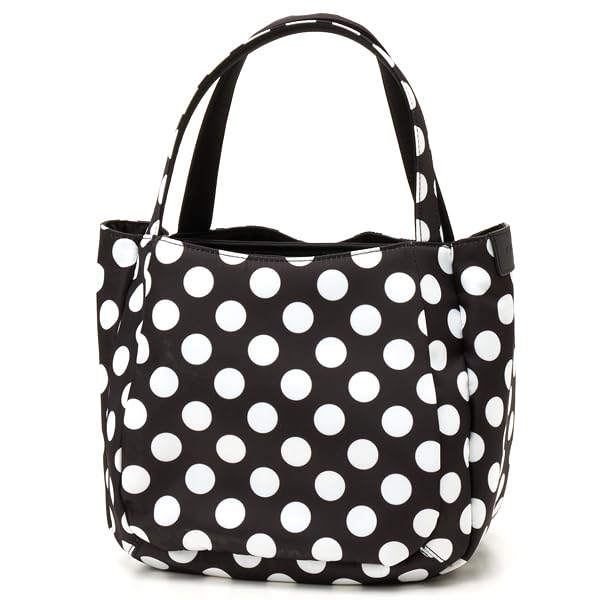 Isaac Polka Dots Bonding Tote Bag, Small, Ivory (33)