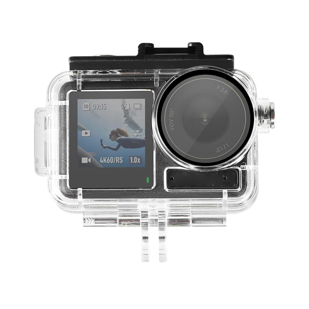 60M/196FT Waterproof Case Diving Housing Case with Anti-Fog Underwater Dive Housing for DJI Osmo Action 5 Pro/4/3 Action Camera