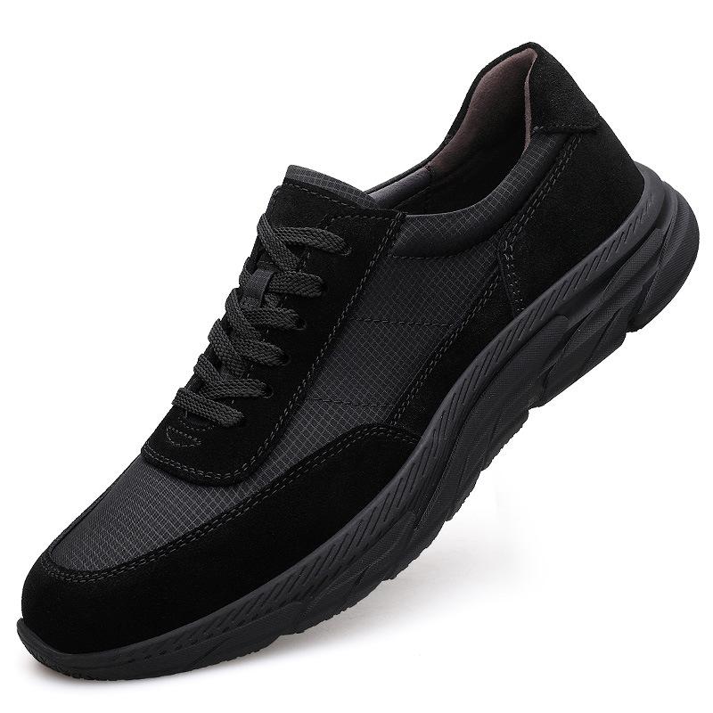 Men's shoes autumn casual leather shoes sports trendy shoes men's retro board shoes