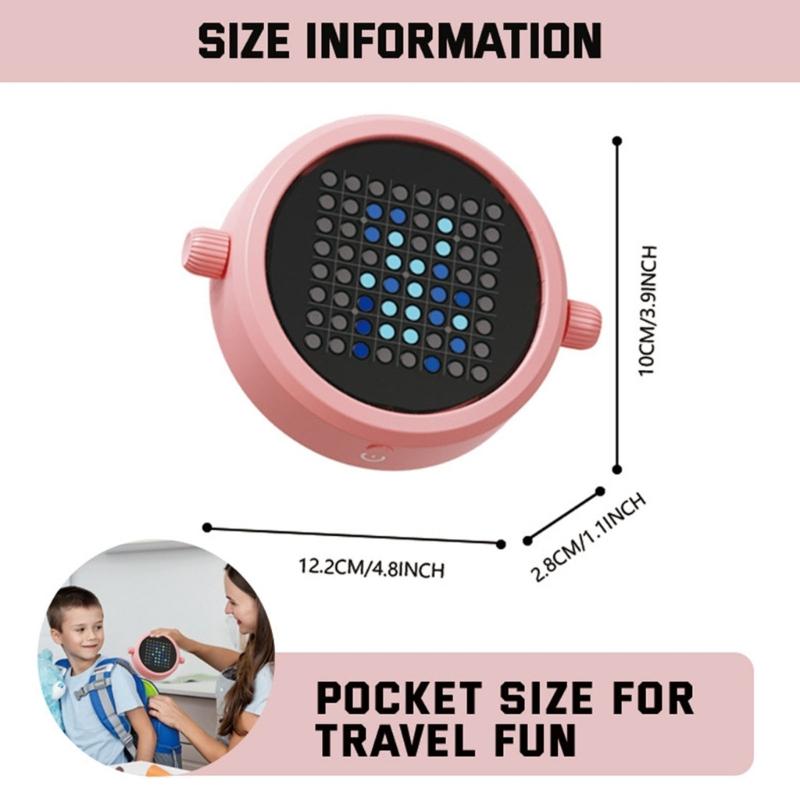 Travel Friendly Noughts and Crosses Electronic Game 5 in 1 Mind and Memory Challenges for Kids and Adults