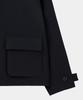 Lettercomo City Boy Half Short Wool Coat Black