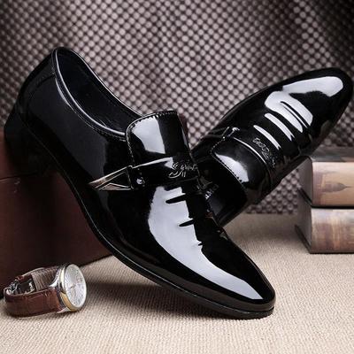 Summer New Pointed Leather Shoes Men's Young British Fashion Men's Shoes Men's Business Shoes Foot Casual Shoes
