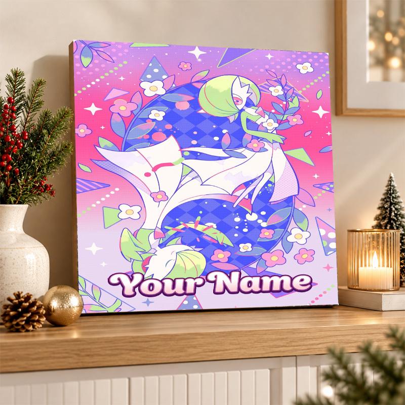 Gardevoir Custom Name Diamond Painting Personalized 5D Full Drill DIY Diamond Art Home Decor