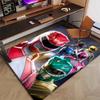 1pc Mighty Morphin Power Rangers2 Design Printed Area Rug Carpet for Bedroom Living Room Home Decor Rugs Mat Non Slip Mat Rug for Bedside
