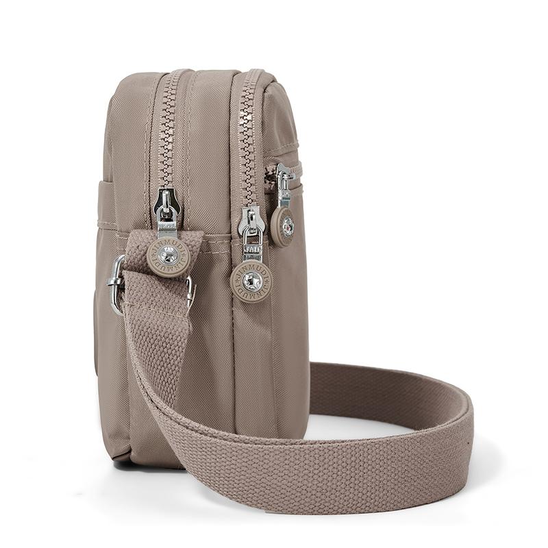 Borsa a Tracolla da Donna Multi-Scomparto in Nylon Idrorepellente Borsa a Spalla per Telefono Cellulare