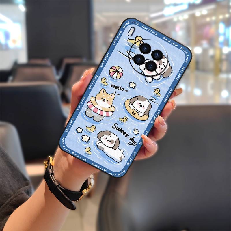 Full Wrap Back Cover Phone Case For Huawei Nova8i/Honor50 Lite Silicone Anti-dust Protective Waterproof Fashion Design