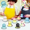 Octopus Squishy Toy Slow Rising Stress Relief Fidget Toy Cute Squeeze Toy for Kids