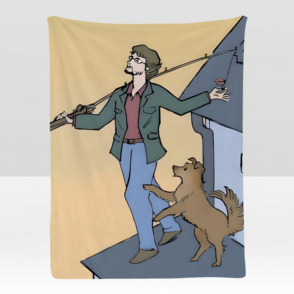 tv HHannibal Series Throw Soft Flannel Blanket for Bed Bedroom Sofa Picnic Throw Skinfriendly Breathable Gift Cover