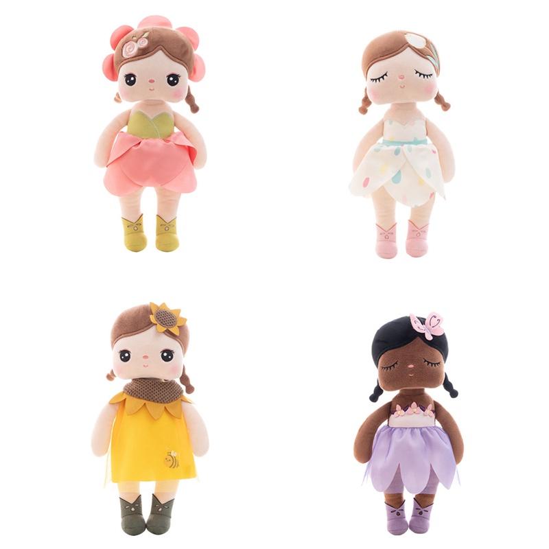 Adorabile Bambola Principessa Metoo da 13" Angela Peluche Super Morbido Coniglio Coniglietto Fioraia