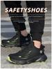 Steel Toe Breathable Fly-Knit Safety Shoes: Lightweight, Anti-Smash & Anti-Puncture with Convenient Rotary Fastening