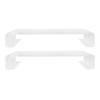 2PCS Acrylic Stand Polished Edges Multi Purpose Acrylic Display Riser for Shower Supplies Vanity