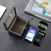RFID Фарадеєва коробка Захисник від крадіжки Екрануюча клітина Блокатор сигналу мобільного телефону, ключа без ключа для автомобіля Антимагнітна ПУ коробка для зберігання Безпека