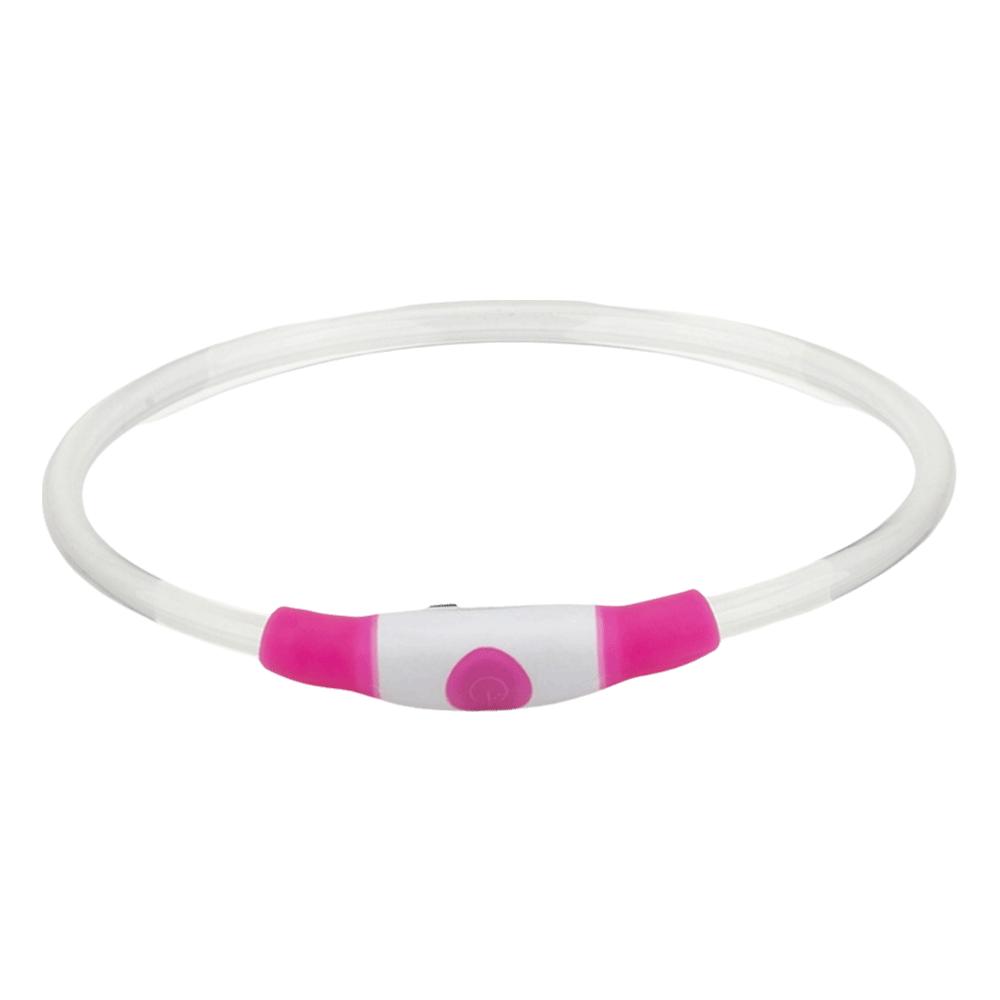 Tube Shape Dog Collar USB Charging Light Collar Safety Design LED Collar Puppy