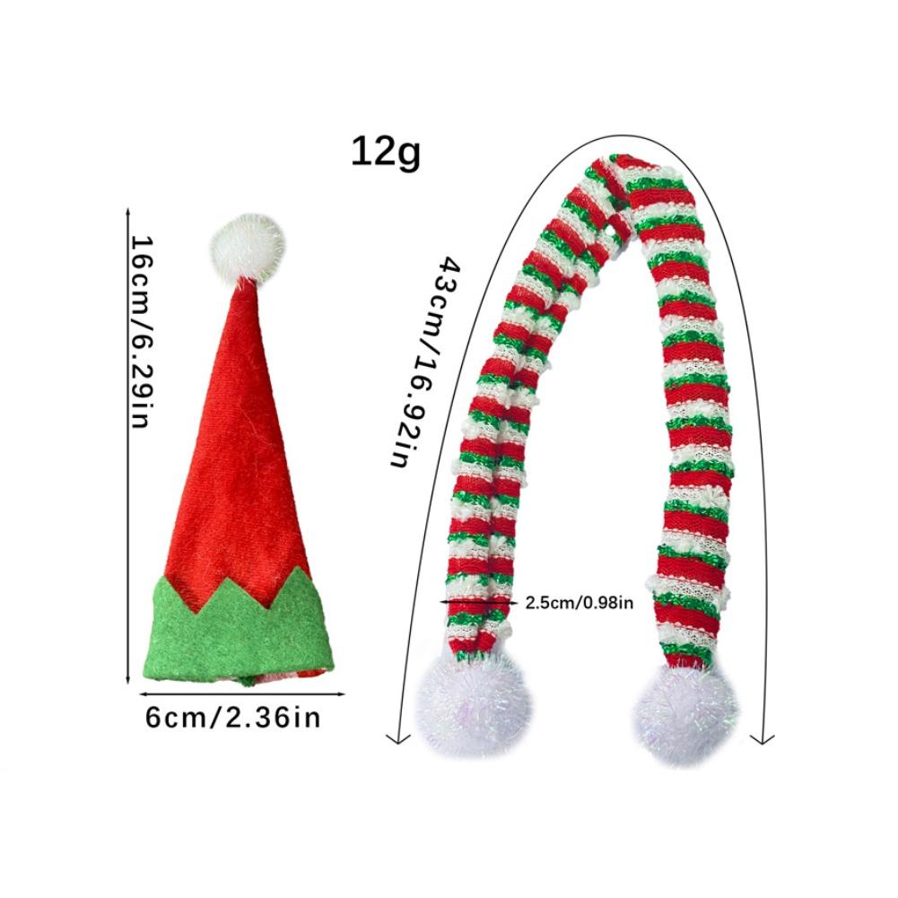 

For Christmas Wine Bottle Mini Santa Hat and Scarf Kit Adds Seasonal Charm to Holiday Table Settings and Party Displays China Mainland