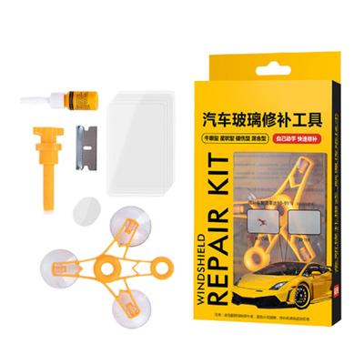 Windshield Repair Kit, Car & Stone Scratches Repair, Windshield Repair Kit, For Cracks, Cow