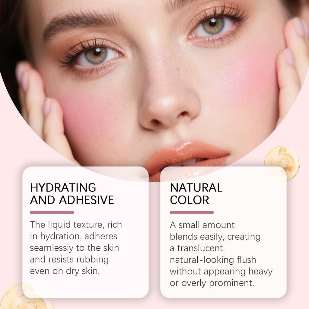 Zephoco Soft Matte Long-Lasting Blush Stick in Dusty Rose: Gentle, Moisturizing, Lightweight, Adheres Well.