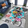 1pc Anime Cartoon Design Snake and Flowers Chair Mat - Office Desk Pad with Anti-Slip Carpet for Home Decor, Suitable for All Seasons.U087