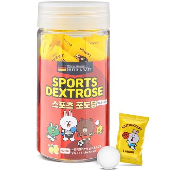 

Nutricraft Sports Dextrose Lozenges, 40 tablets, 1 pack,Korean health food