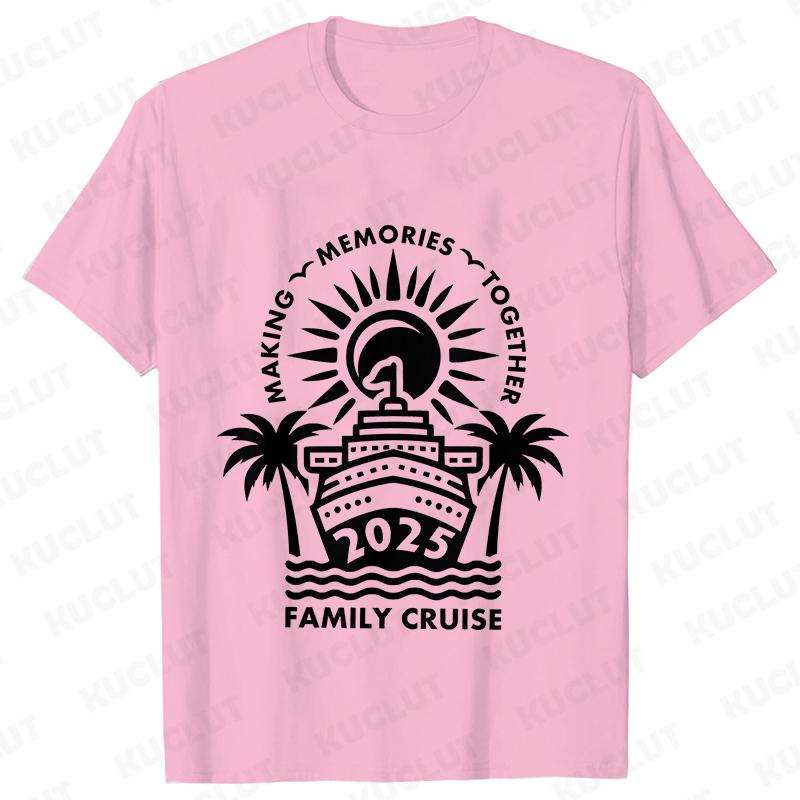 Family Cruise 2025 Tshirts Family Making Memories Together Tshirts Holiday Vacation Trip Shirt Cruise Squad T Shirts Tops
