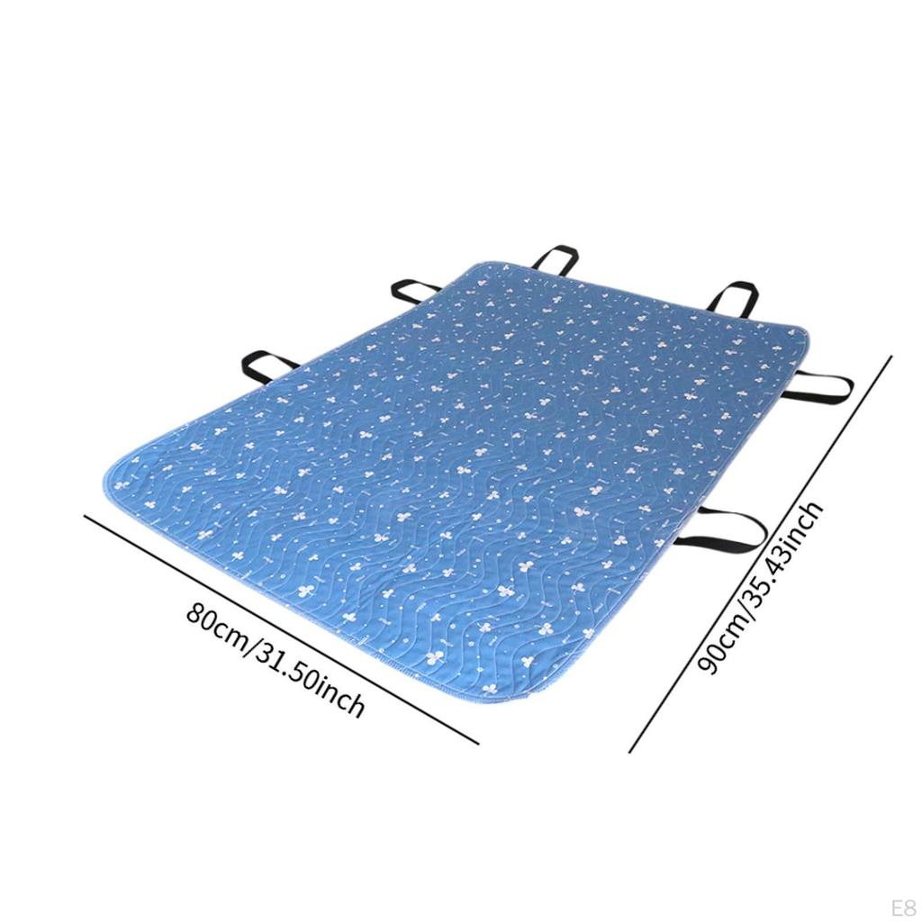 Positioning Bed Pad with Handles Lift Aid for Caregiver Elderly Disabled