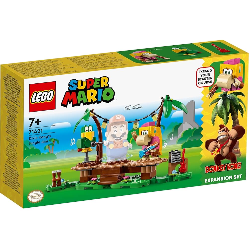LEGO Super Mario Dixie Kong Jungle Live 71421 Building Blocks Toy Adventure Gift for Boys and Girls Age 7