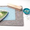 Portable Wool Ironing Mat Wool Pressing Mat Felted Ironing Board for DIY Crafts