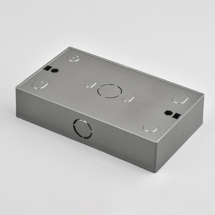 UK Grey 86 Panel 13A Household Wall Power Switch Socket, with USB, 220V Universal Socket, 18W Type-C Fast Charging Socket,