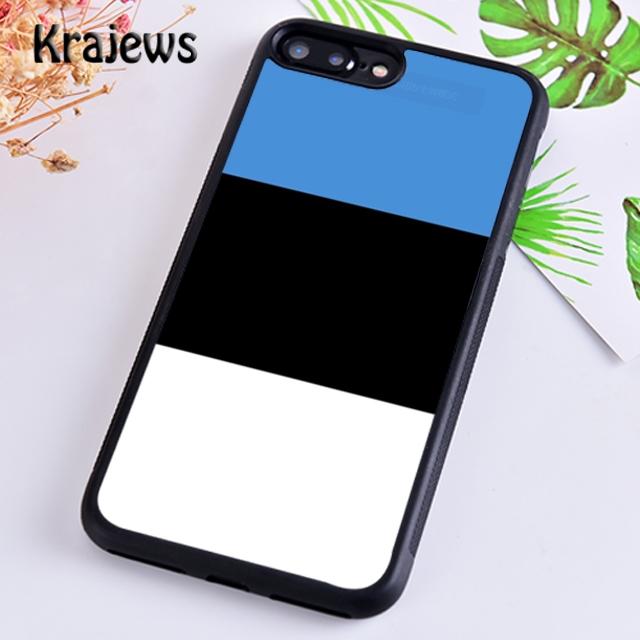 

Krajews Estonia National flag Banner Phone Case Cover For iPhone 17 Air 16 15 14 plus 11 12 13 pro max coque Fundas iPhone 13
