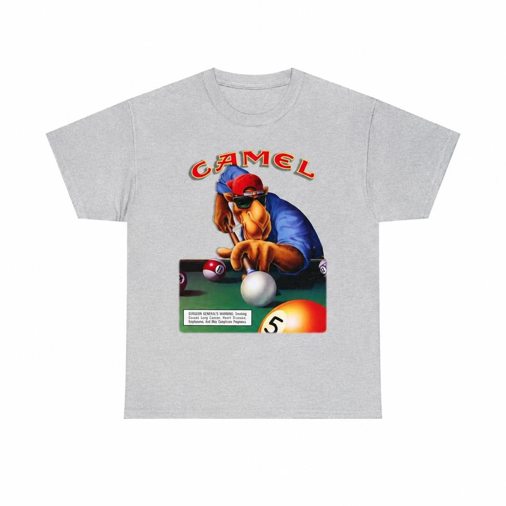 T-shirt in Cotone con Fantasia Joe Camel Sigarette Retro 1988 T-shirt Casual Estiva Moda Streetwear Classico Abbigliamento Unisex T-shirt