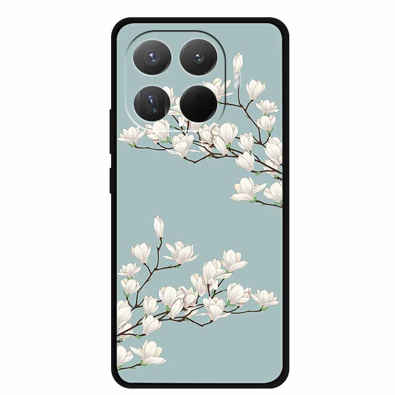 3D TPU Case For Xiaomi 15T 15 T 5G Relief Flowers Coque Embossed Blossoms Funda Silicone Soft Back Phone Cover For Xiaomi15T