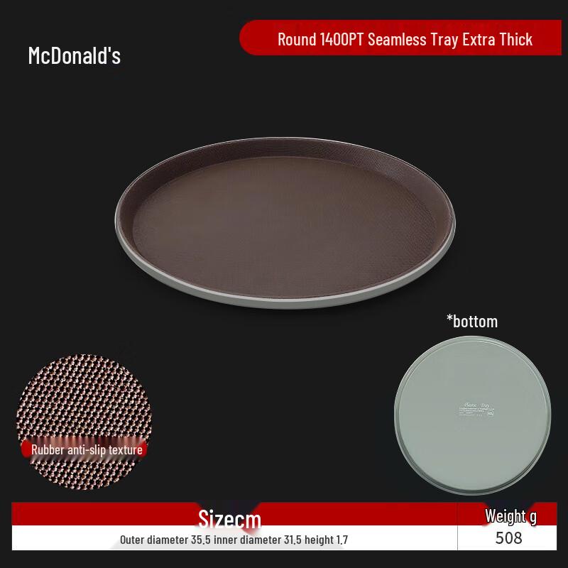 Zhaoran Non-slip Plastic Serving Tray