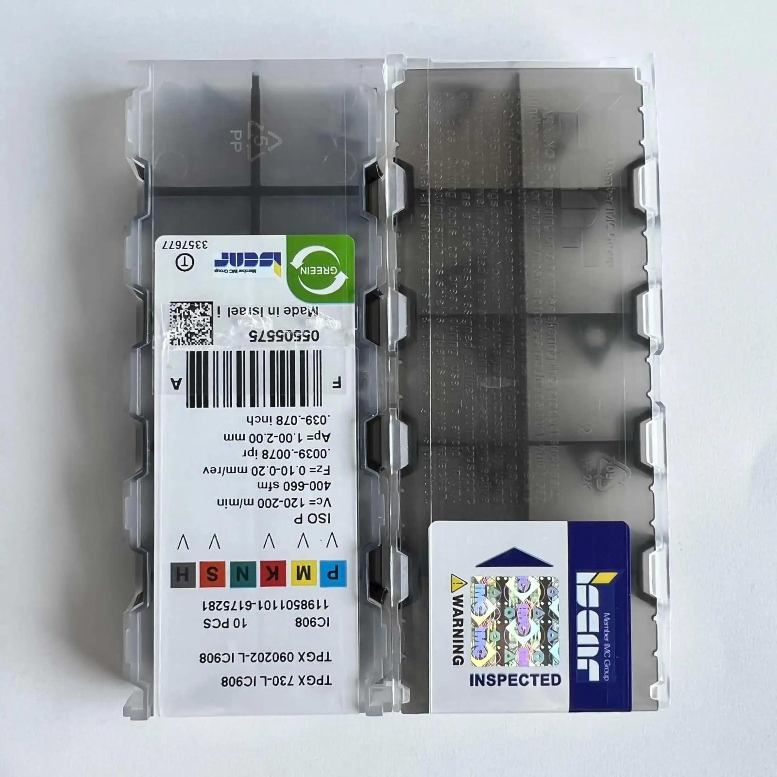 

ISCAR / TPGX090202-L IC908 /Industrial indexable Carbide Inserts 10 PCS