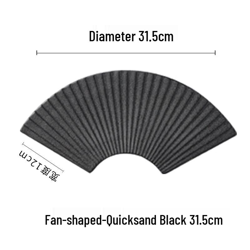 

Frosted Fan-shaped Japanese Sushi Plate