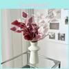 Eucalyptus Artificial Leaf Flowers With Textured Details For Home Office Styling