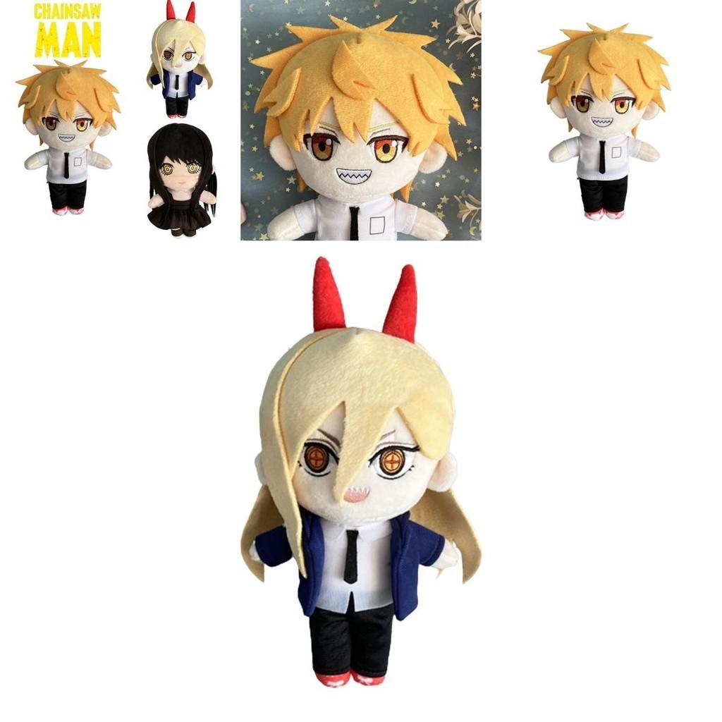 Chainsaw Man Plush Toy Denji Power Mitaka Asa Soft Stuffed Doll 7.8in Perfect Anime Gift For Kids