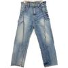 Whim Gazette WGZ1002302A0006 Indigo Suspender Denim Pants Bottoms F IndigoUsed