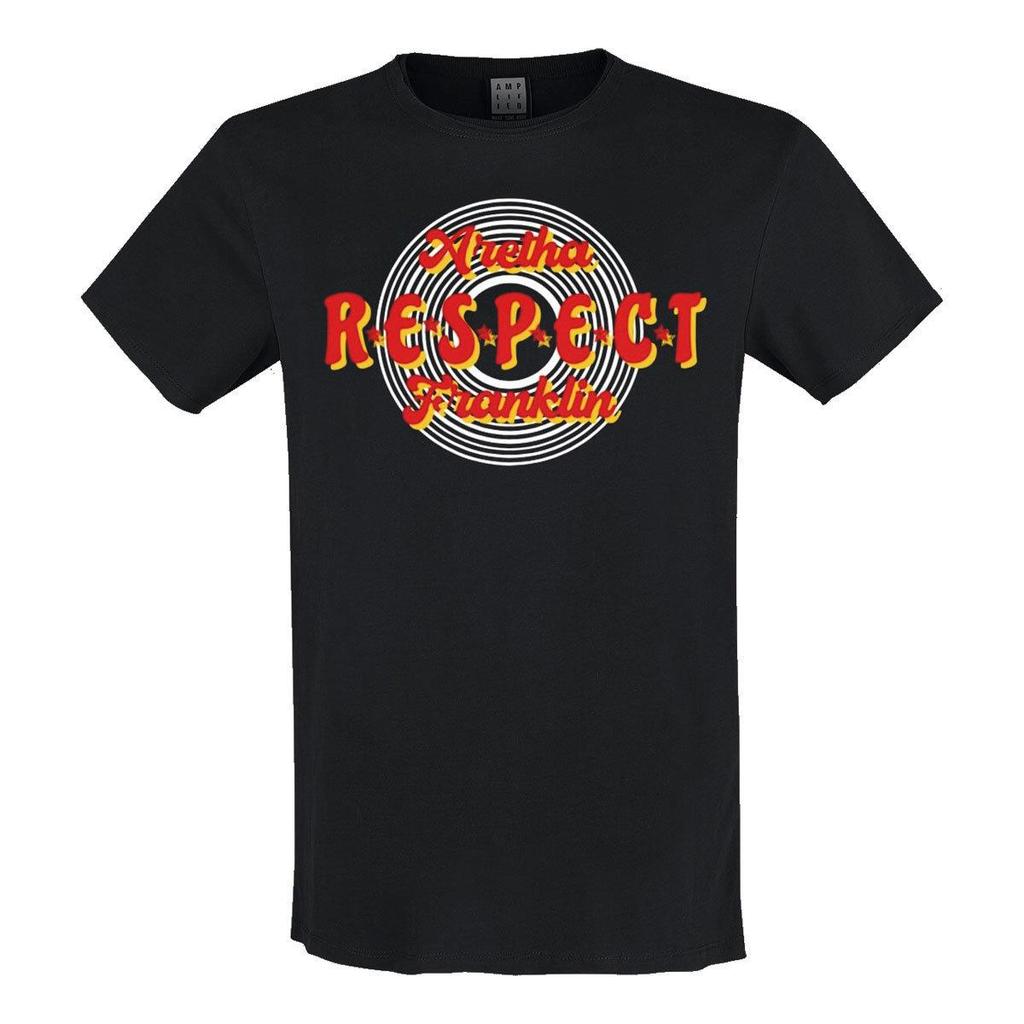 Amplified Maglietta Unisex per Adulti Rispetto Aretha Franklin