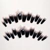 Crystal Butterfly Black Square Fake Nails Non-Toxic Not Hurt to Hands Nails for Professional Nail Specialist
