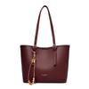 Neue PU-Handtaschen für Damen 2026, große Kapazität, einfarbig, Retro, lässig, hohe Qualität, leichter Luxus, vielseitig, für den Weg zur Arbeit, Umhängetaschen