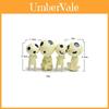 Enchanting 4pcs Cute Studio Ghibli Princess Mononoke Forest Spirit Elf Kodama Figures Collection