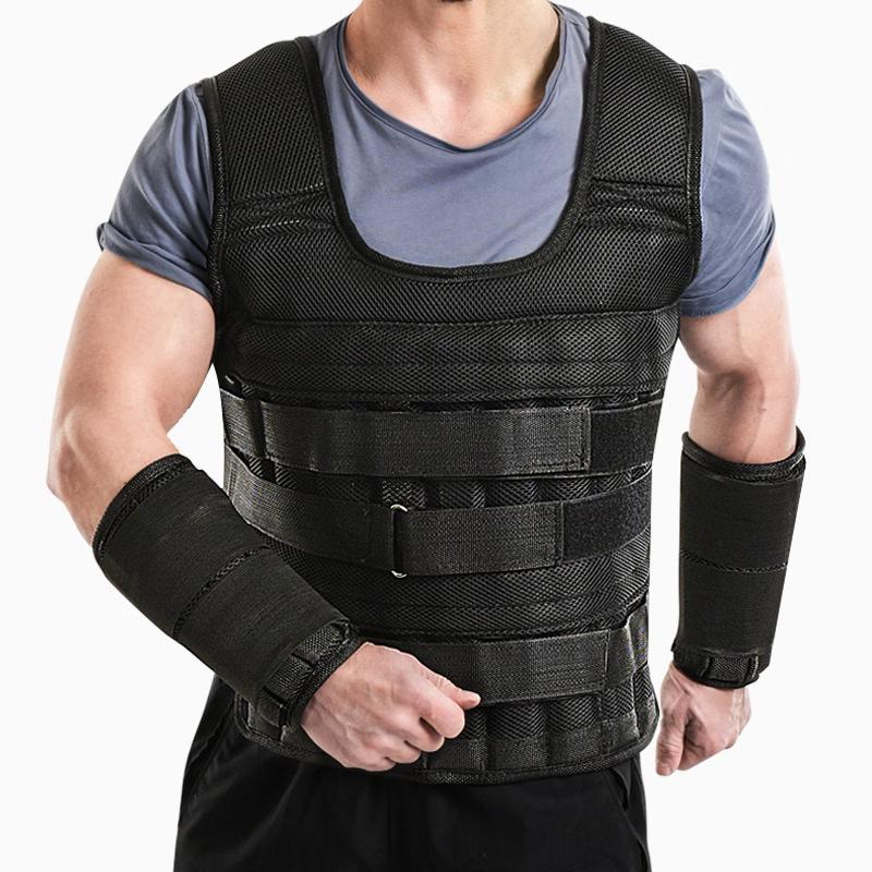 Weighted Fitness Training Vest with Steel Plates